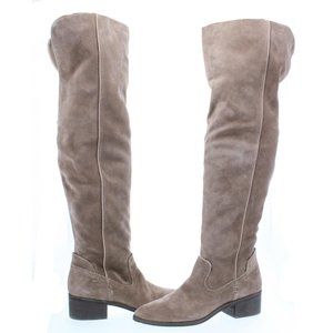 Dolce Vita Kitt Over The Knee Boots Grey/Gray Suede